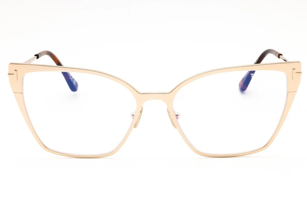 NWT Tom Ford FT6051-B-028 Pink Cat-Eye 56mm Glasses